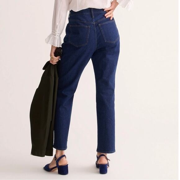J Crew Curvy Classic Straight Jeans in Resin Rinse 28 NEW - Picture 2 of 11